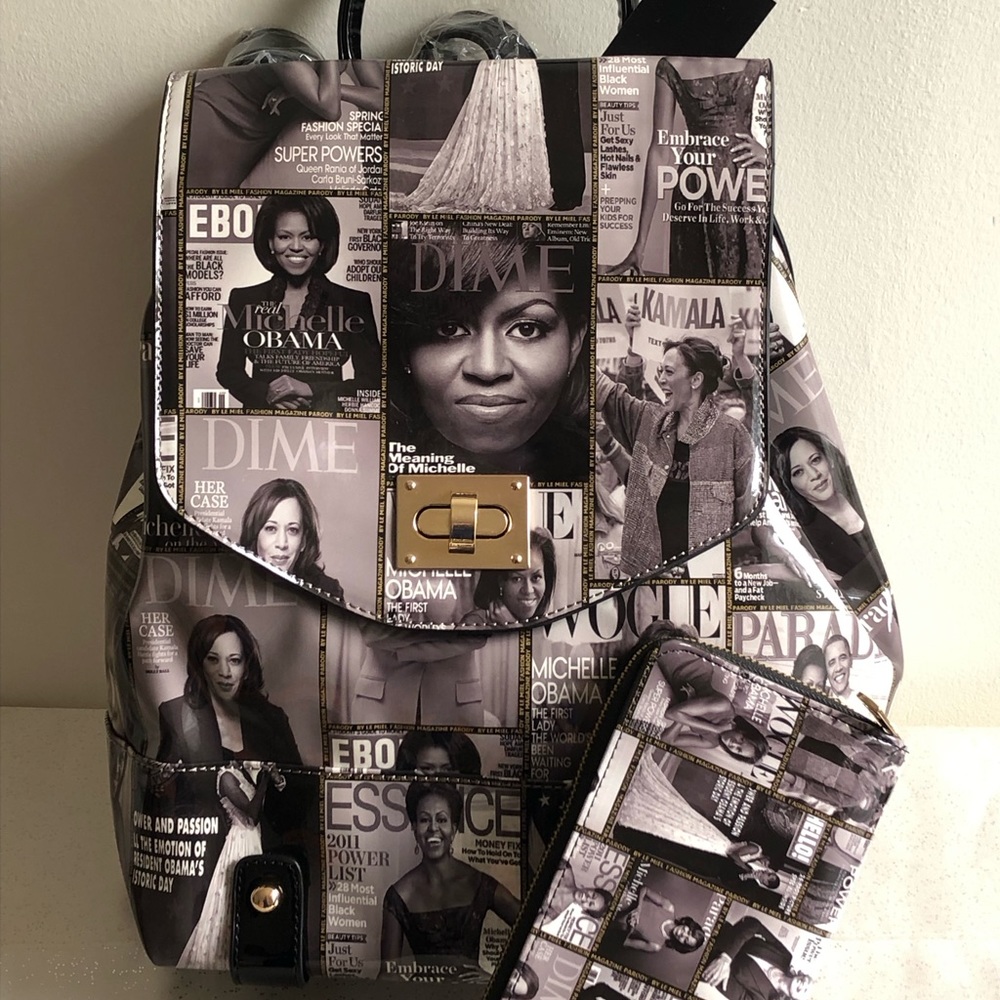 Magazine backpack and wallet